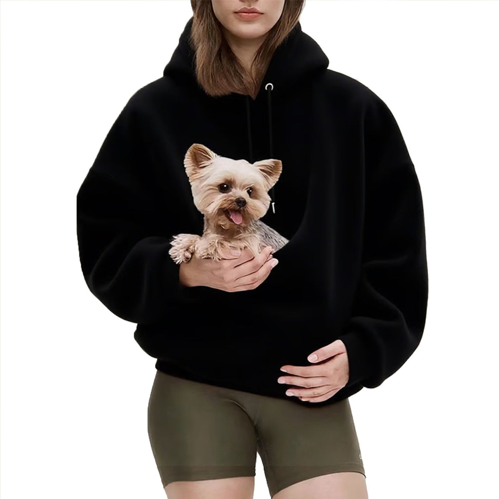 Women's Loose Plaid Pullover Fleece Sweatshirt